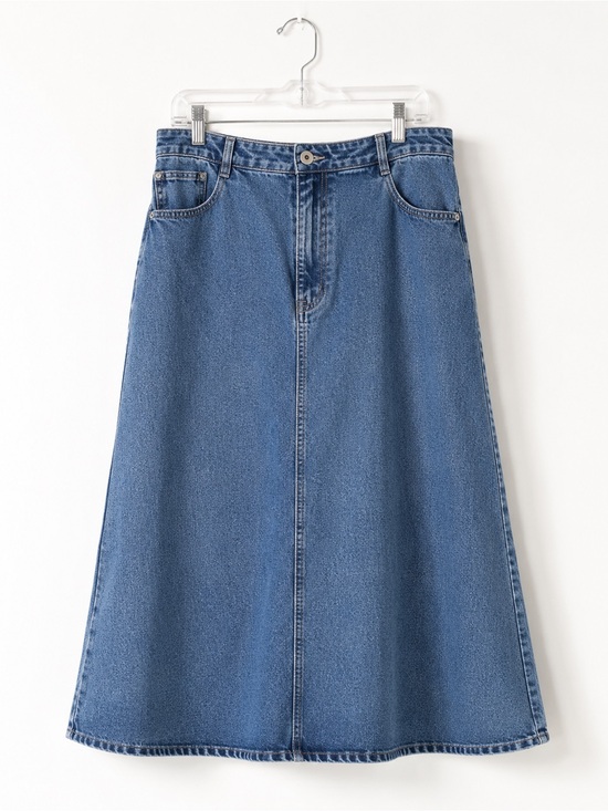 J. Jill Dresses & Skirts - NWT J.Jill Denim Size 14 Newbury Wash A-Line Maxi Skirt Tencel